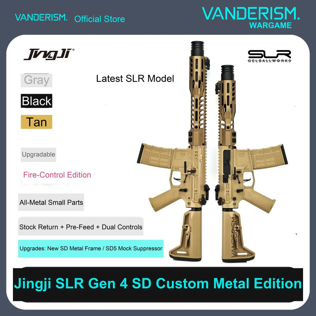 Jingji SLR Gen 4 SD Custom Gel Blaster (Pre-Order 50 Hari)