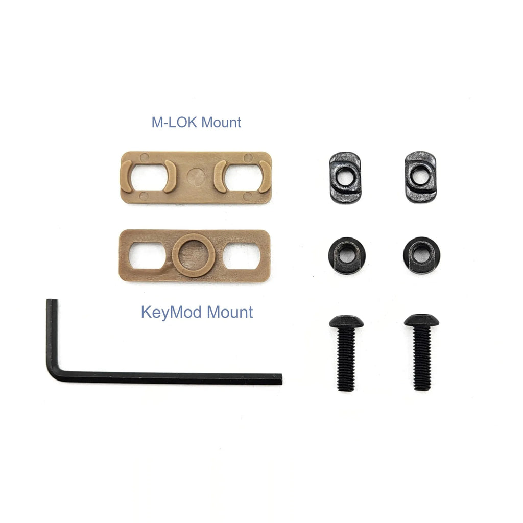 DD Nylon Foregrip M LOK and KeyMod (Pre-Order 50 Hari)
