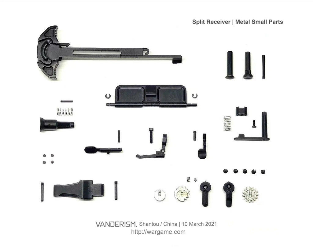 Jingji KAC SR16 Split Nylon Receiver and GSL Metal Gearbox | Gel Blaster WGG WGB (Pre-Order 50 Hari)
