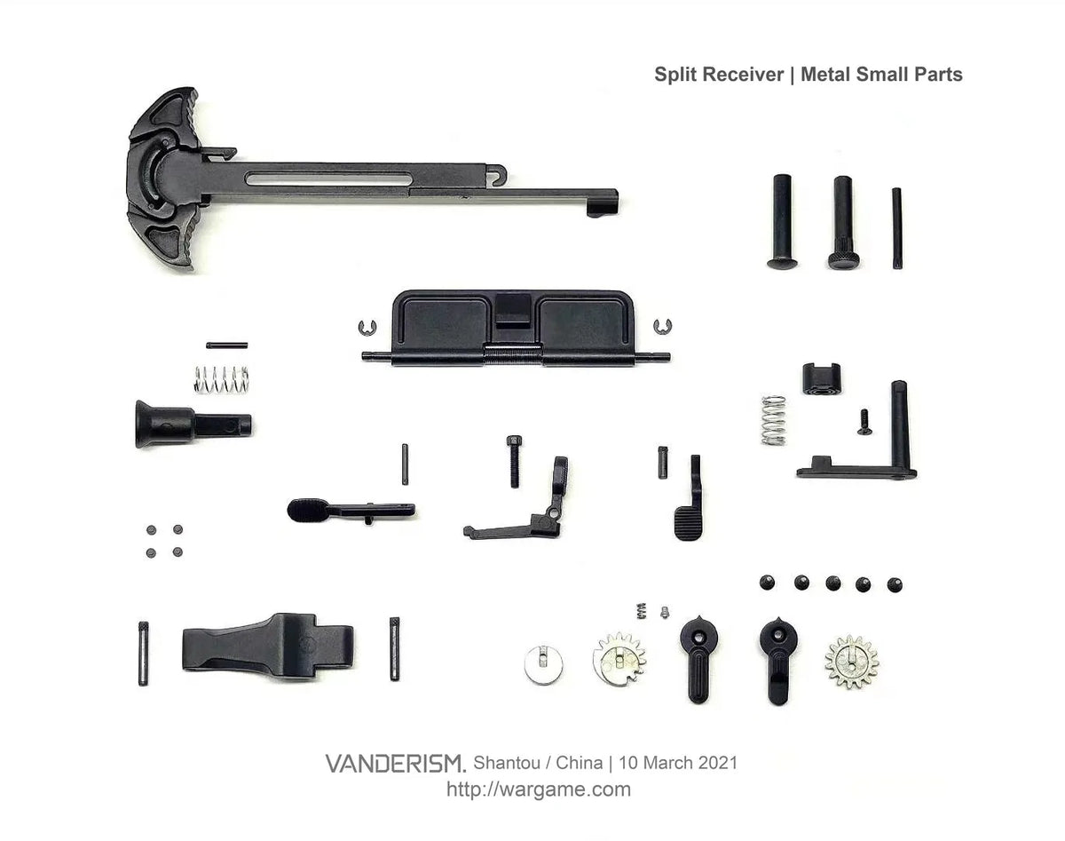 Jingji KAC SR16 Split Nylon Receiver and GSL Metal Gearbox | Gel Blaster WGG WGB (Pre-Order 50 Hari)