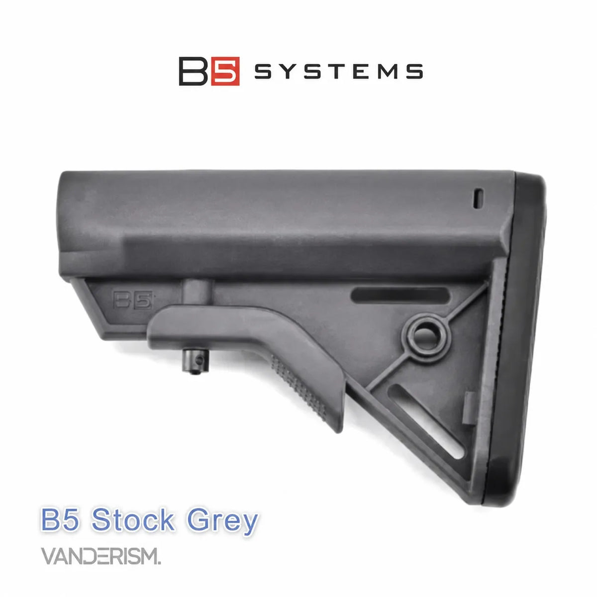 B5 BRAVO Nylon Stock | Gel Blaster WGG WGB Airsoft (Pre-Order 50 Hari)