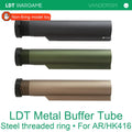 LDT Quick-Release Short-Tail Decorative Buffer Tube (Pre-Order 50 Hari)