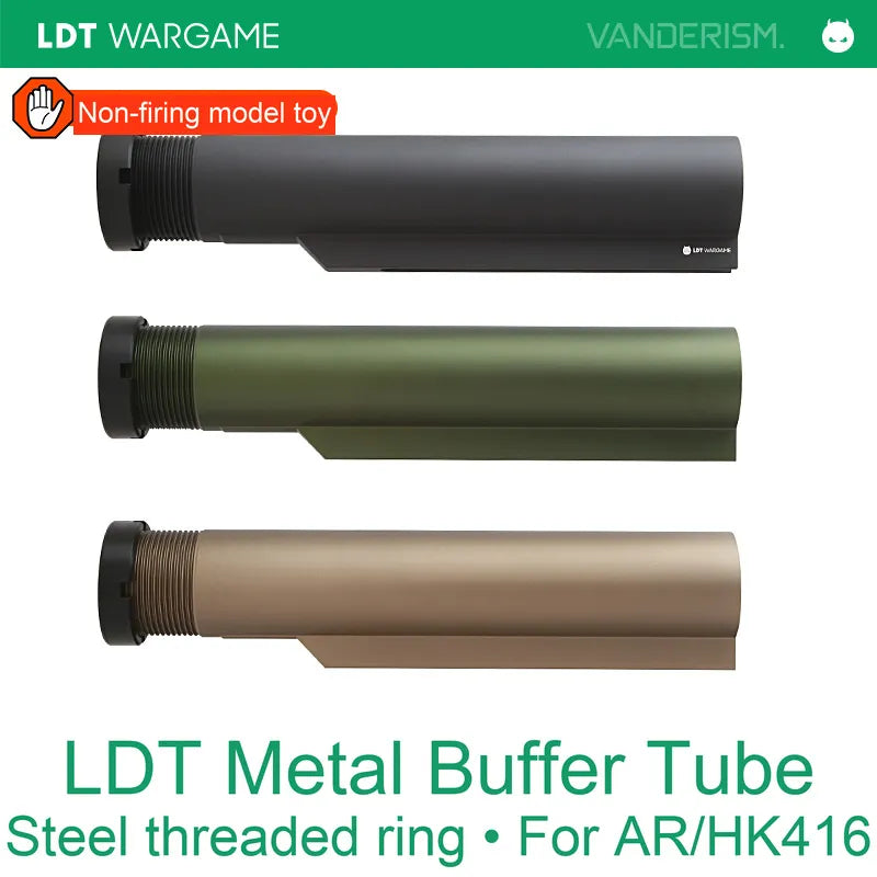 LDT Quick-Release Short-Tail Decorative Buffer Tube (Pre-Order 50 Hari)