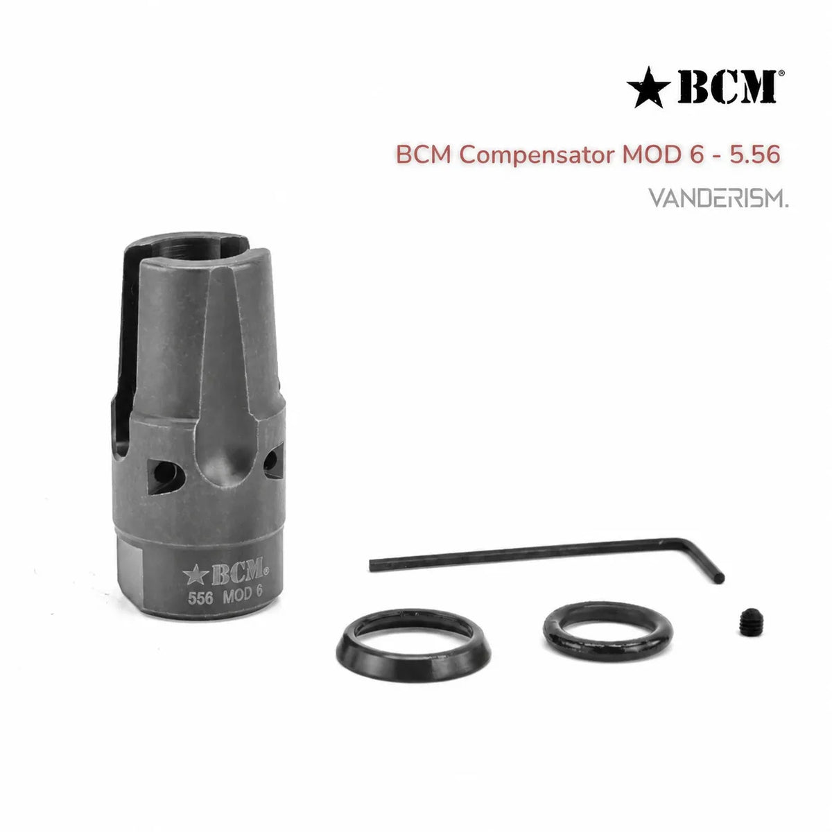 QPQ Steel Flash Hider Collection 14mm CCW (Pre-Order 50 Hari)