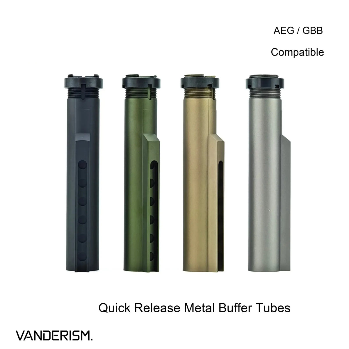 Quick Release Metal Buffer Tube with Steel Hardware (Pre-Order 50 Hari)