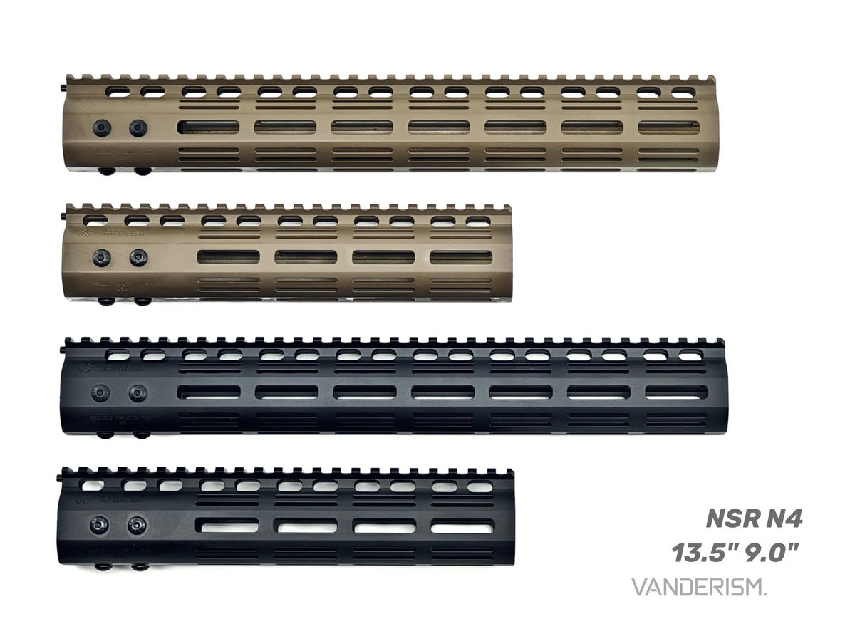 NOVESKE NSR N4 Metal Handguards | Gel Blaster WGG WGB Airsoft (Pre-Order 50 Hari)