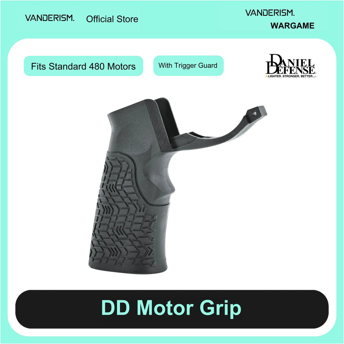 DD Nylon 480 Motor Grip | Gel Blaster WGG WGB (Pre-Order 50 Hari)