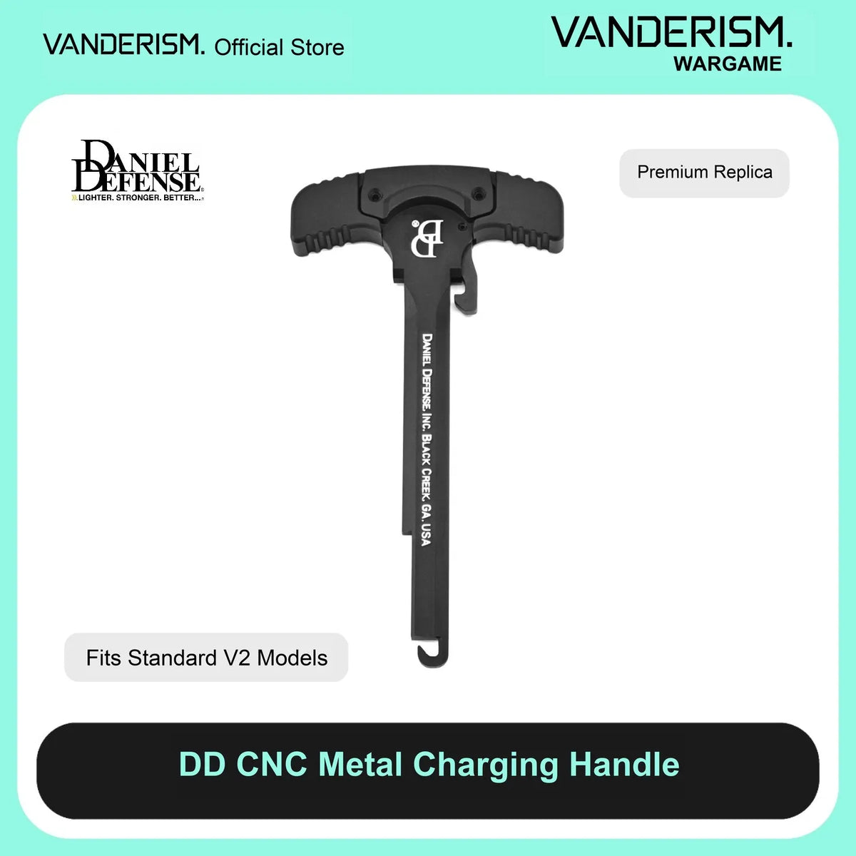 DD CNC Charging Handle for Standard V2 (Pre-Order 50 Hari)