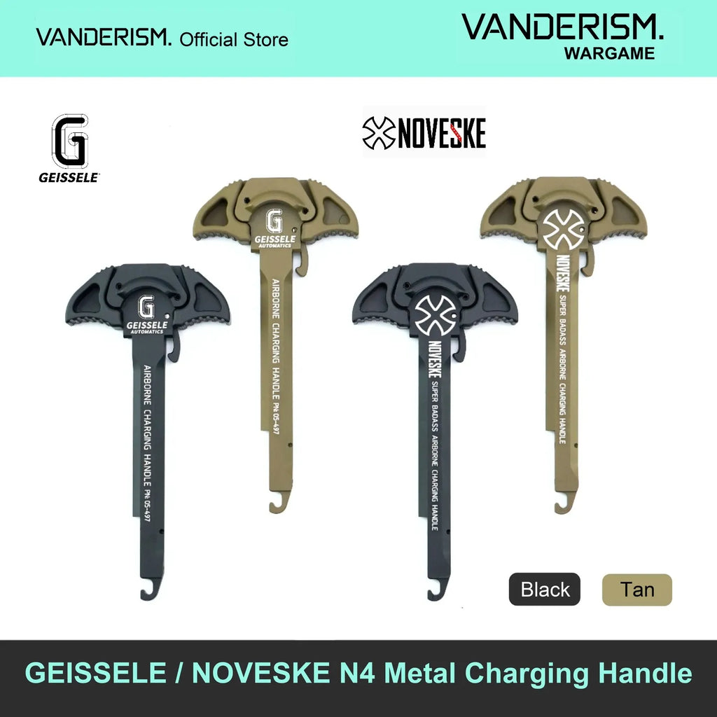 GEISSELE and NOVESKE CNC Charging Handles for V2 (Pre-Order 50 Hari)