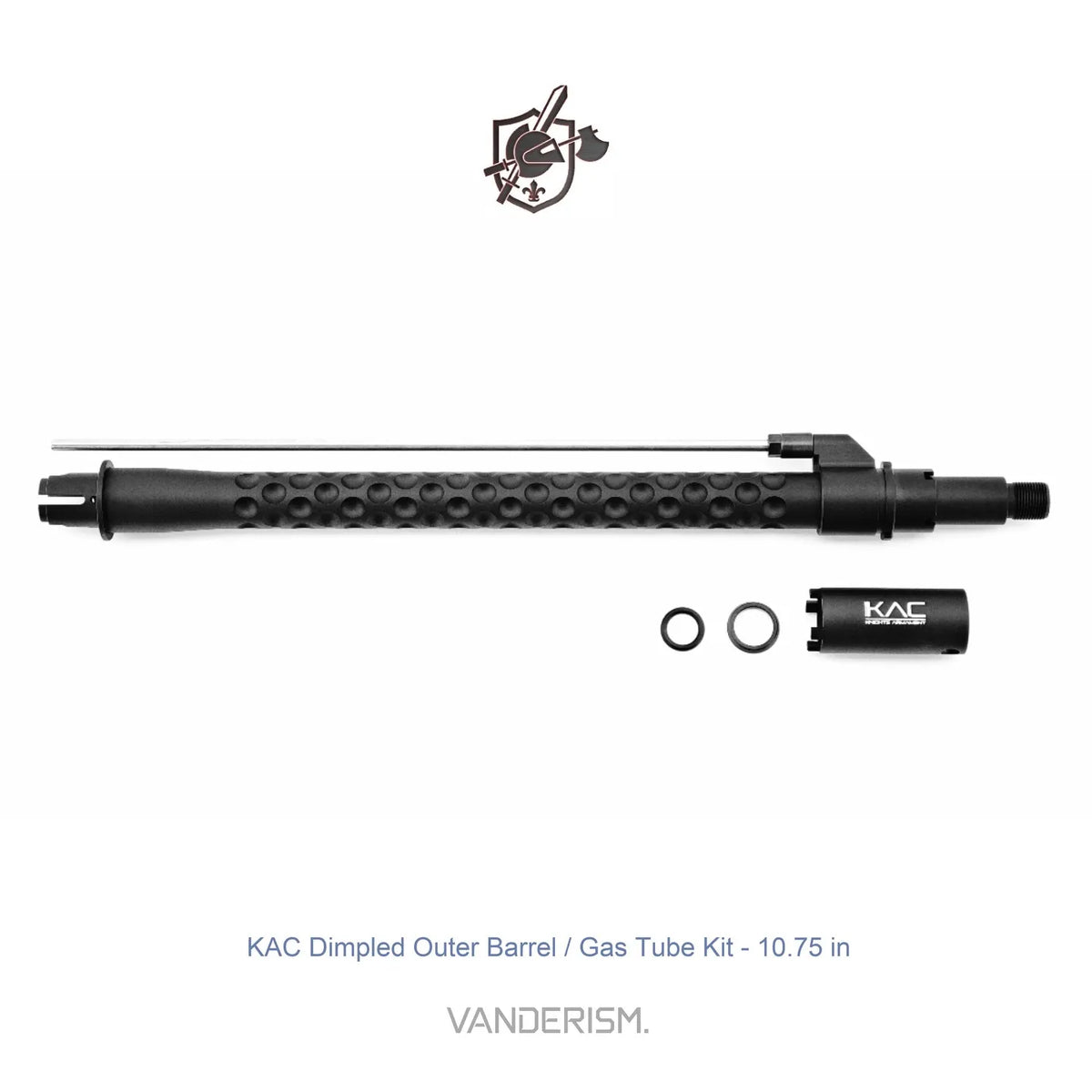 KAC Dimpled Outer Barrel and Gas Block Kit | Gel Blaster WGG WGB (Pre-Order 50 Hari)