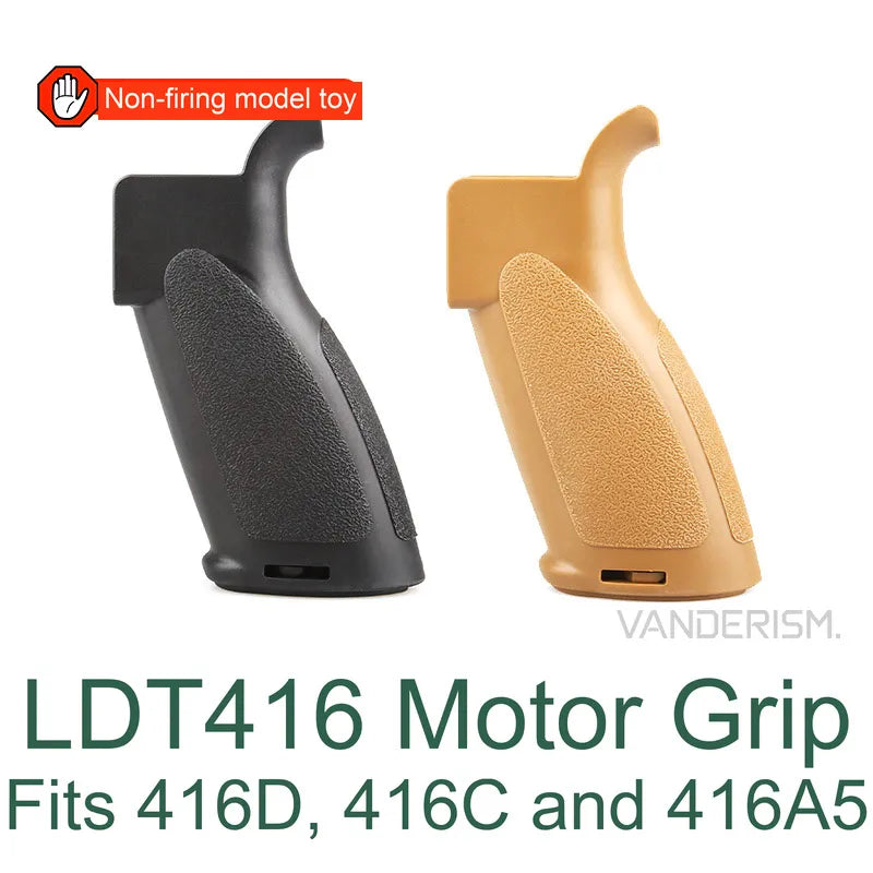 LDT HK416 A5-Style Rear-Motor Grip for A5/C/D Toy Models (Pre-Order 50 Hari)