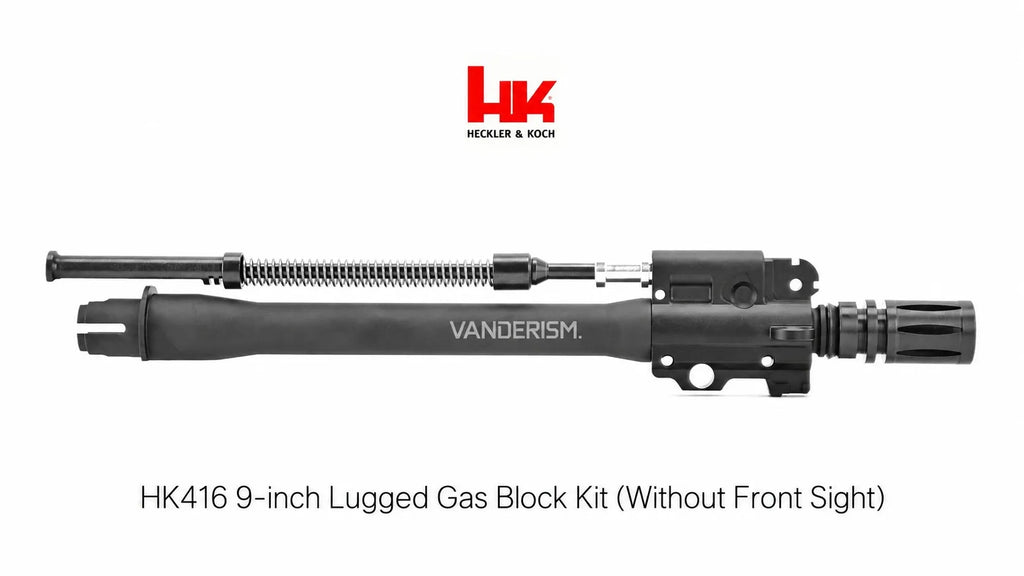 HK416 Outer Barrel Gas Block Sight and Flash Hider Set (Pre-Order 50 Hari)