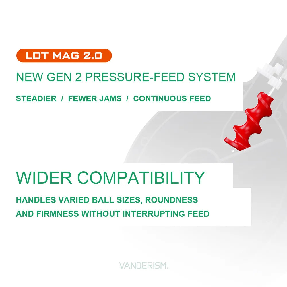 MP5/MP5K Aluminum + Nylon Pressure-Feed Drum Magazine with 2.0 Feed System (Pre-Order 50 Hari)