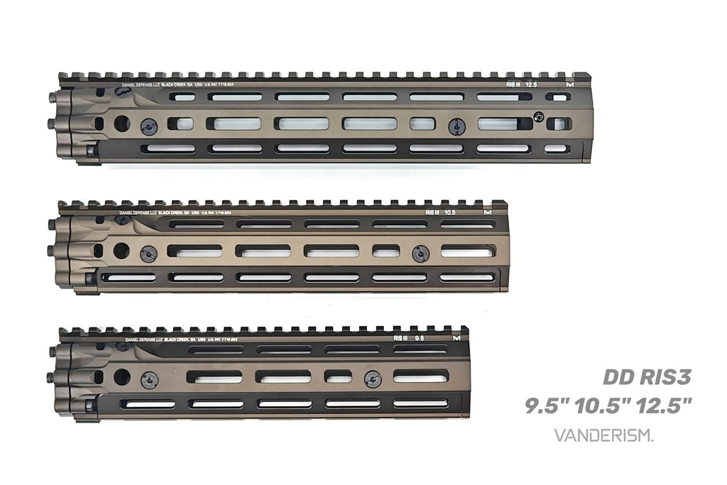 DD RIS3 Metal Handguards | Gel Blaster WGG WGB Airsoft (Pre-Order 50 Hari)