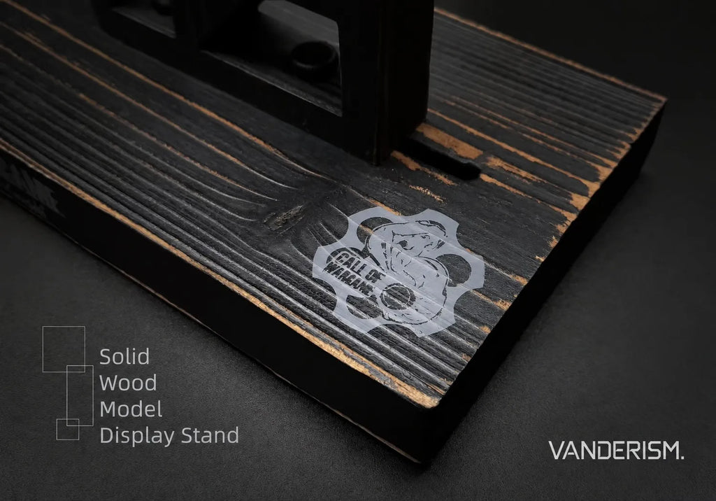 AR M4 HK416 Wooden Display Stand (Pre-Order 50 Hari)