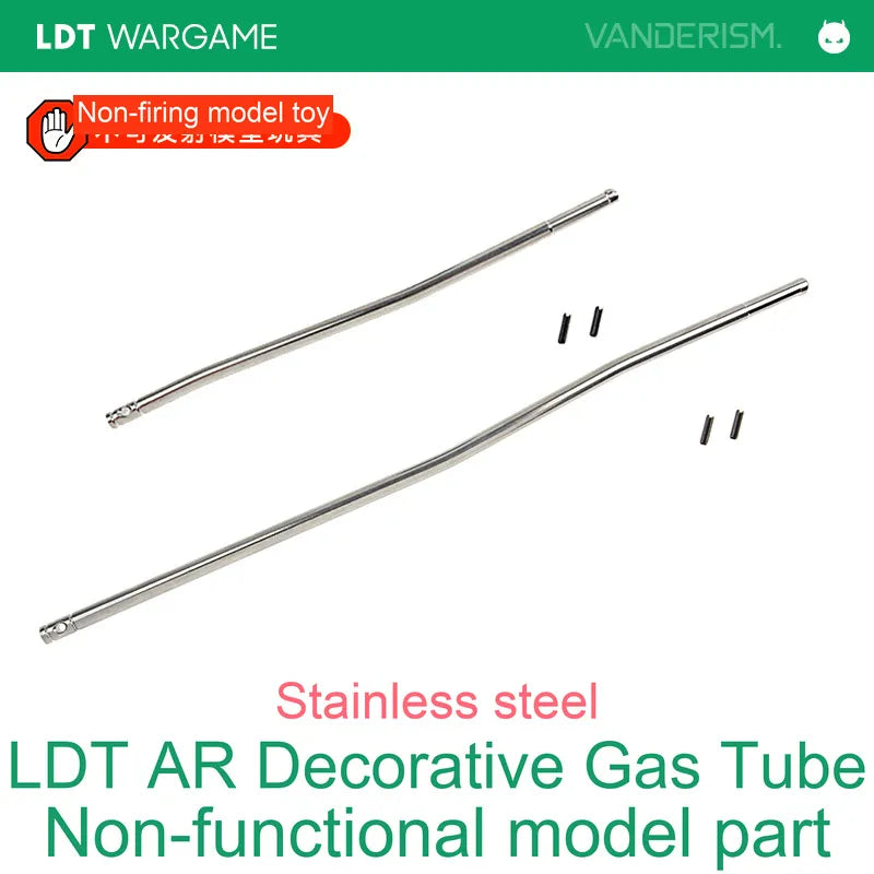 LDT AR Solid Stainless Steel Decorative Gas Tube, 7/9 Inches, Nonfunctional (Pre-Order 50 Hari)