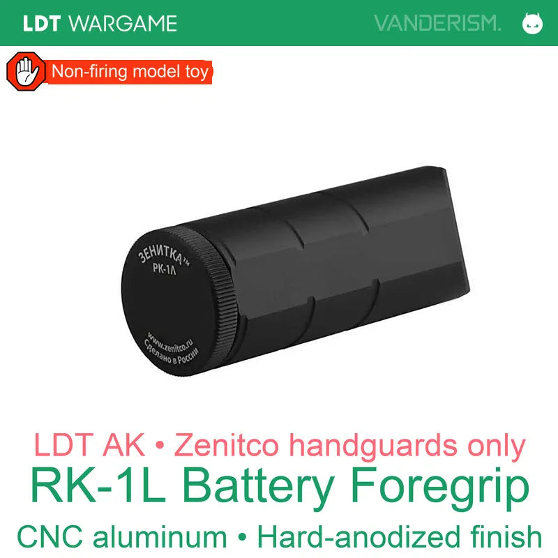 AK RK-1L CNC Aluminum Battery Foregrip, Zenitco Handguards Only (Pre-Order 50 Hari)
