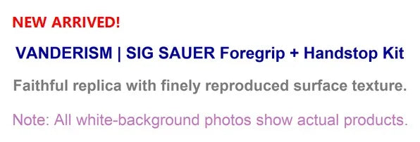 SIG SAUER M LOK Nylon Foregrip and Handstop Set (Pre-Order 50 Hari)