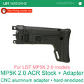 MP5K 2.0 ACR Stock with CNC Aluminum Adapter for Toy Models (Pre-Order 50 Hari)