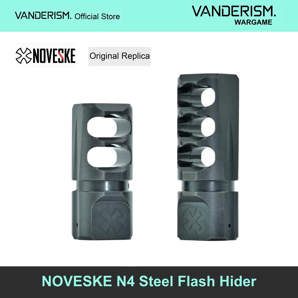 NOVESKE N4 Steel Flash Hider | Gel Blaster WGG WGB Airsoft (Pre-Order 50 Hari)