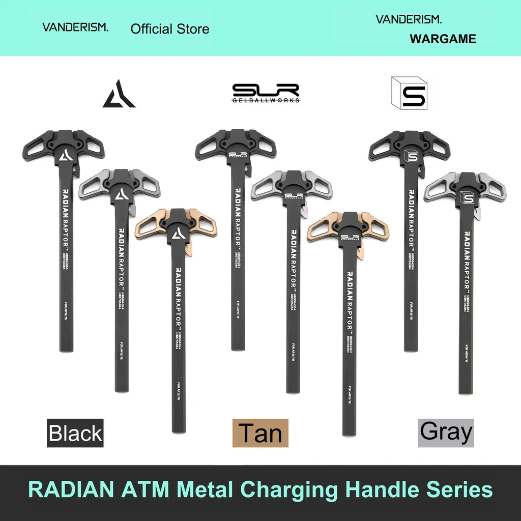 RADIAN SLR SAI Charging Handles for ATM | Gel Blaster WGG WGB (Pre-Order 50 Hari)