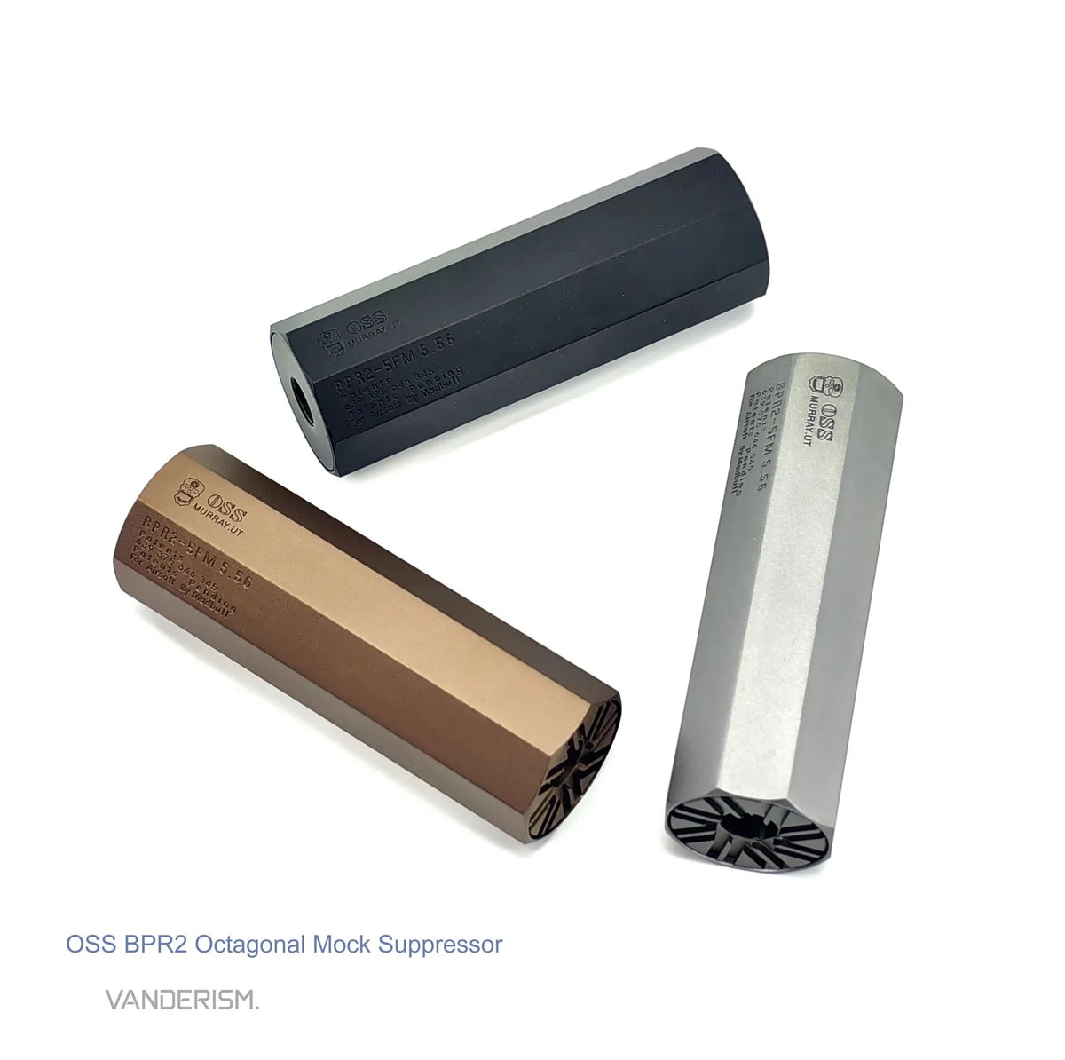 GEMTECH ONE and OSS BPR2 Mock Suppressors (Pre-Order 50 Hari)