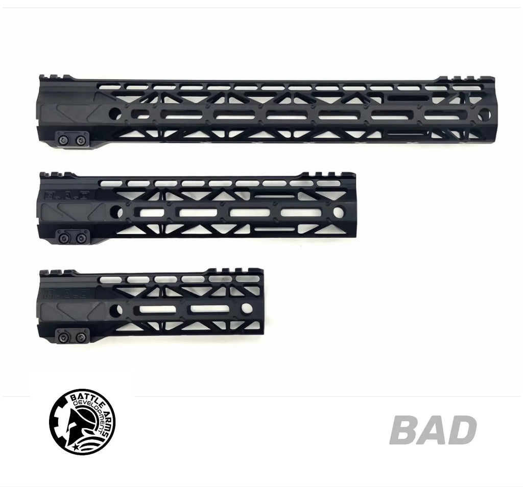 BAD Metal Handguards | Gel Blaster WGG WGB Airsoft (Pre-Order 50 Hari)