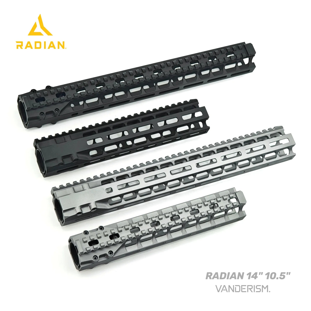 RADIAN Metal Handguards | Gel Blaster WGG WGB Airsoft (Pre-Order 50 Hari)