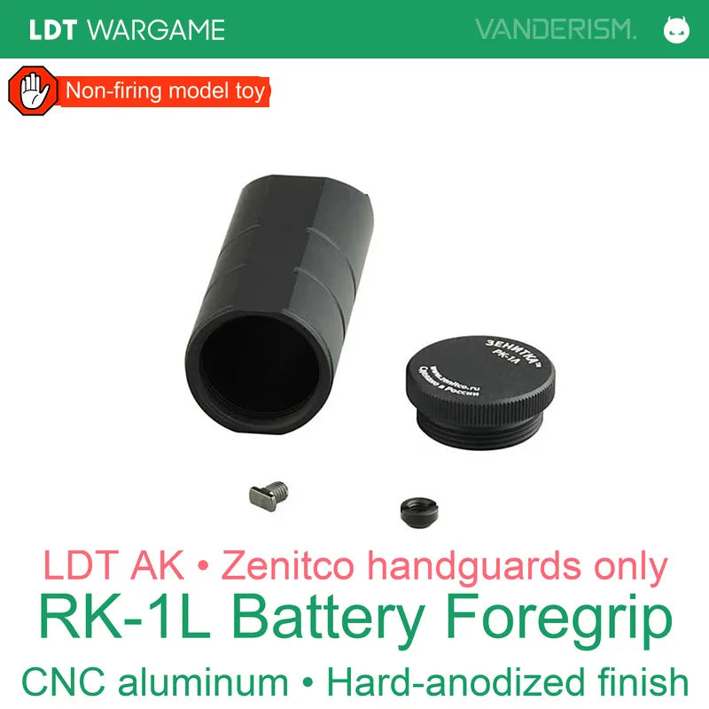 AK RK-1L CNC Aluminum Battery Foregrip, Zenitco Handguards Only (Pre-Order 50 Hari)
