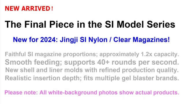 Jingji SI Extended Capacity Nylon Magazines (Pre-Order 50 Hari)