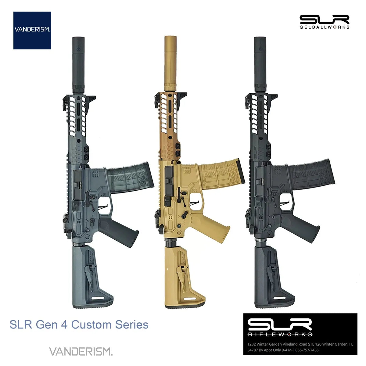 Jingji SLR B15 Gen 4 Custom Metal Handguard Gel Blaster (Pre-Order 50 Hari)