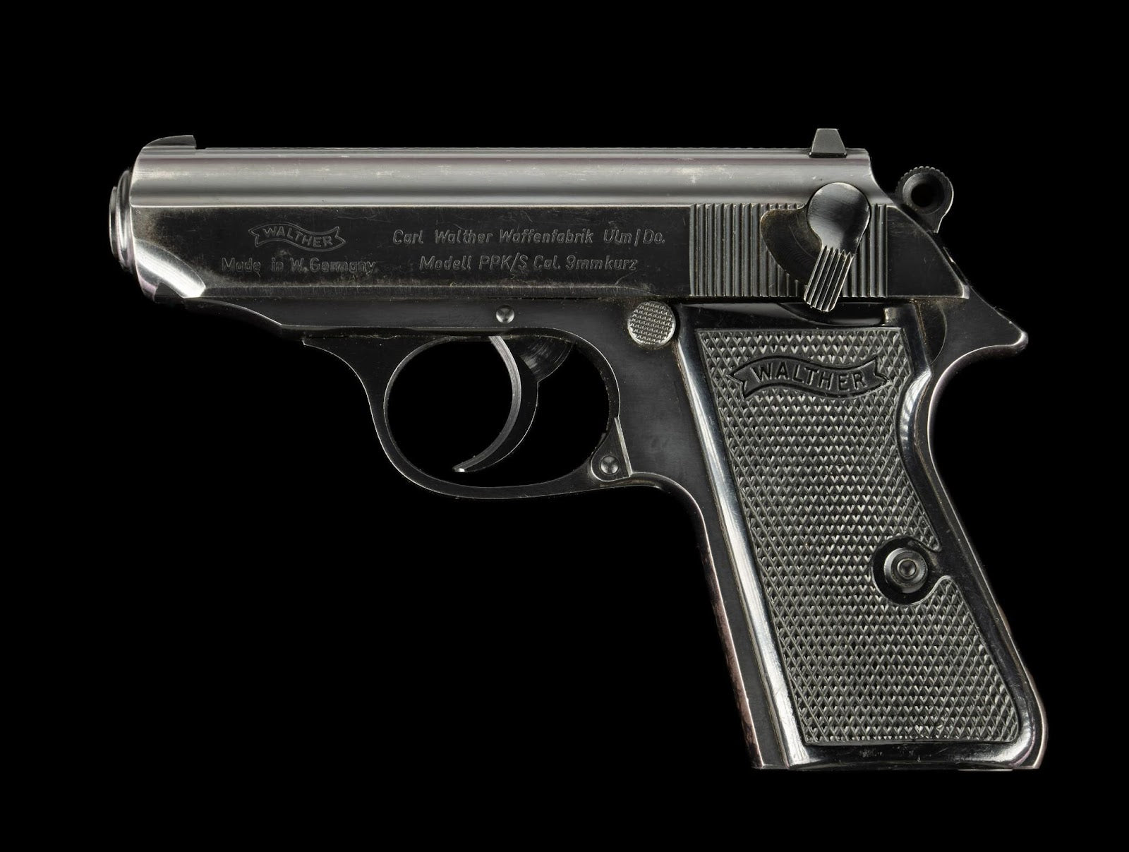LJ Walther PPK Full Metal Spring Toy Gun