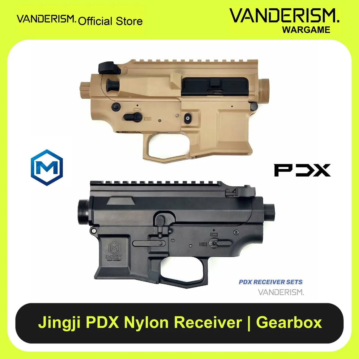 Jingji MAXIM PDX Nylon Receiver and Gearbox | Gel Blaster WGG WGB (Pre-Order 50 Hari)