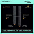 RUGGED Obsidian 9 and 45 Metal Mock Suppressors | Gel Blaster WGG WGB Airsoft (Pre-Order 50 Hari)
