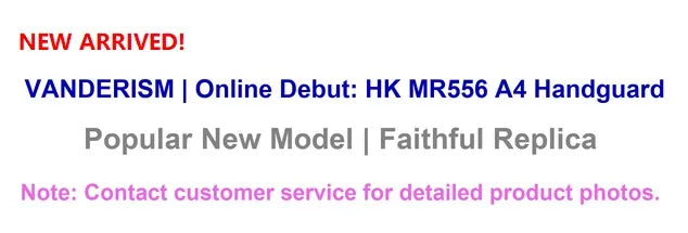HK416 MR556 G95 A4 Metal Handguards | Gel Blaster WGG WGB Airsoft (Pre-Order 50 Hari)