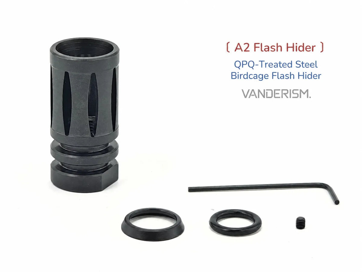 HK416 Outer Barrel Gas Block Sight and Flash Hider Set (Pre-Order 50 Hari)