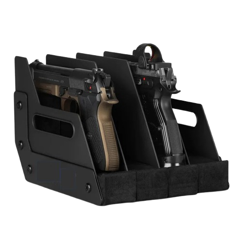 Tactical Gun Rack Storage 4pcs Pistol