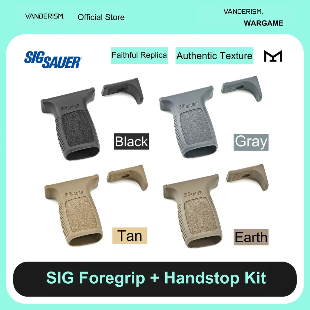 SIG SAUER M LOK Nylon Foregrip and Handstop Set (Pre-Order 50 Hari)