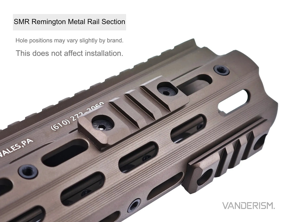 SMR and Remington Metal Rail Sections (Pre-Order 50 Hari)