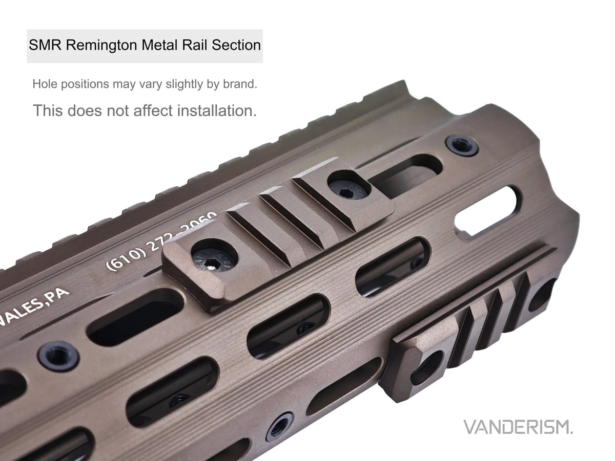 SMR and Remington Metal Rail Sections (Pre-Order 50 Hari)