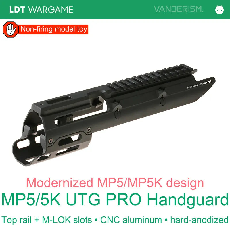 MP5 / MP5K UTG PRO Modern MLOK Handguard (Pre-Order 50 Hari)