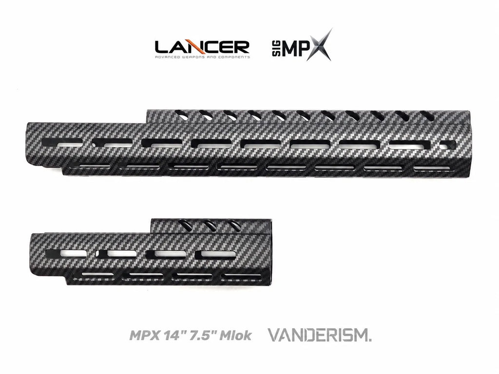 SIG MPX Carbon Fiber and Metal Handguards (Pre-Order 50 Hari)