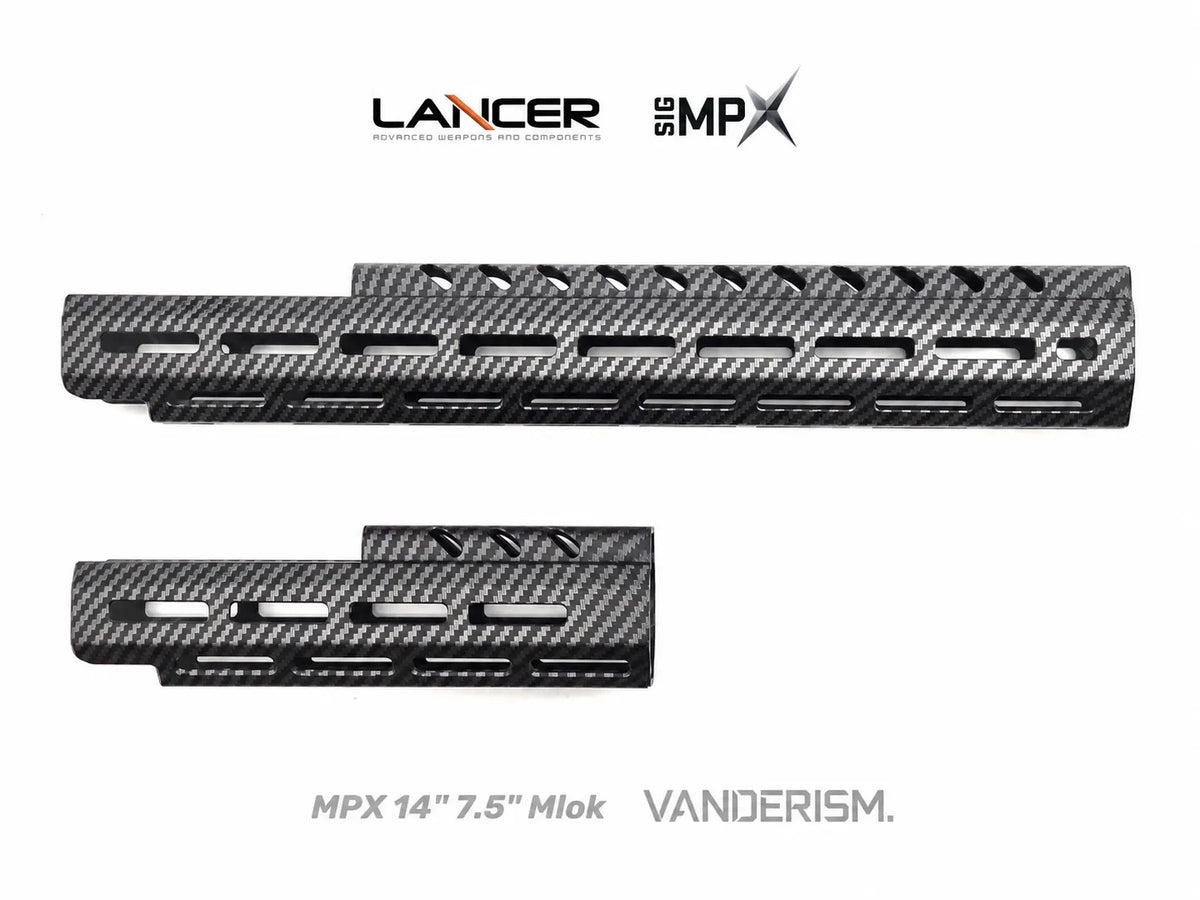 SIG MPX Carbon Fiber and Metal Handguards (Pre-Order 50 Hari)