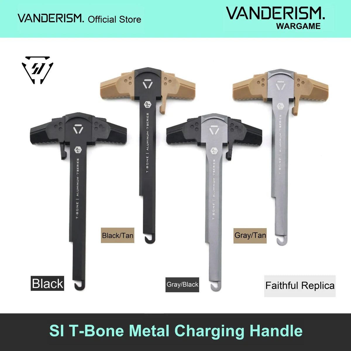 SI T Bone Metal Charging Handle (Pre-Order 50 Hari)