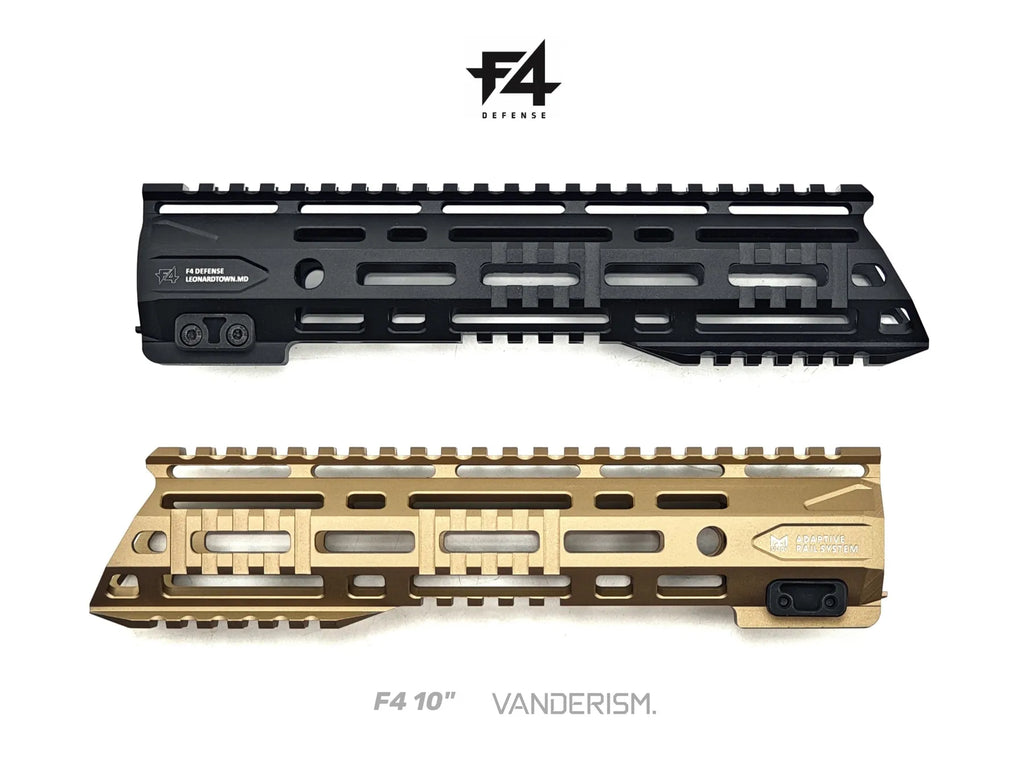 F4 10 Inch Metal Handguard | Gel Blaster WGG WGB Airsoft (Pre-Order 50 Hari)