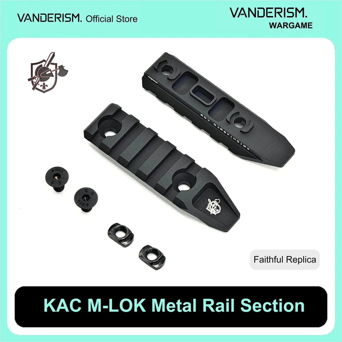 KAC M LOK Metal Rail Sections (Pre-Order 50 Hari)