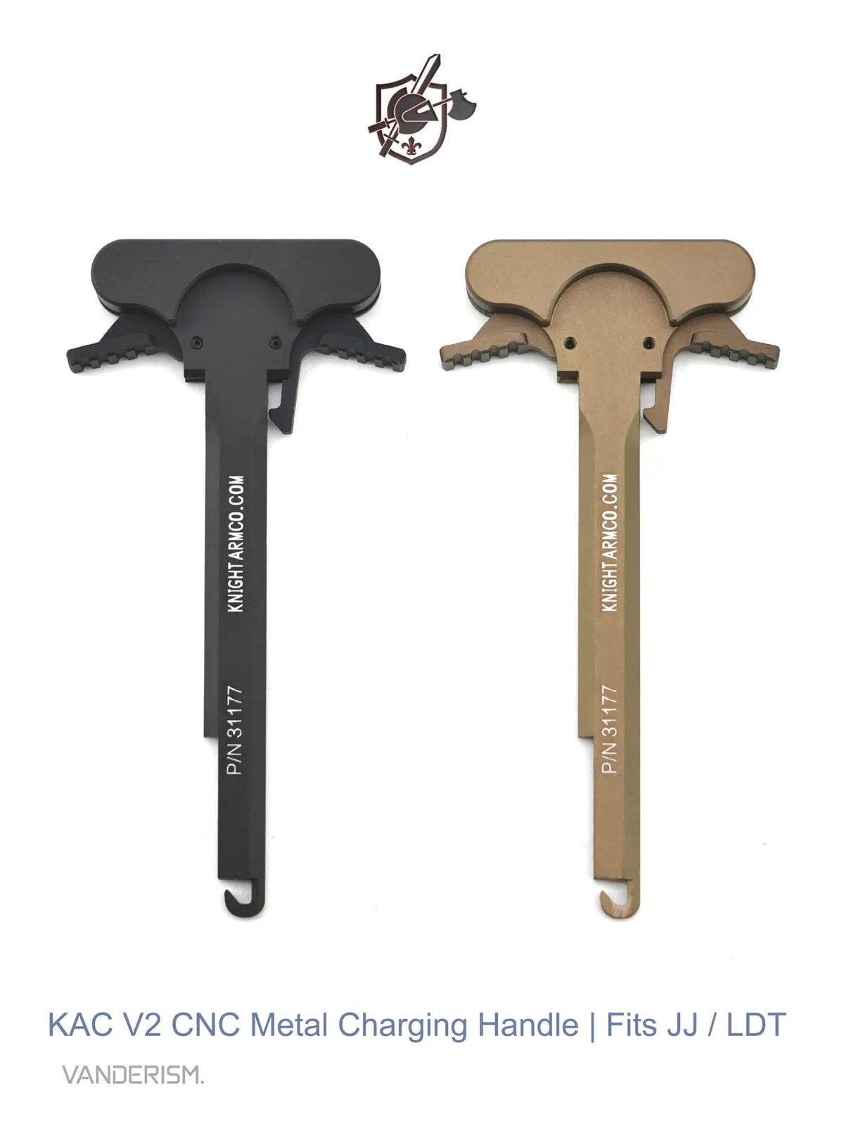 KAC Ambidextrous CNC Charging Handle for V2 and ATM (Pre-Order 50 Hari)