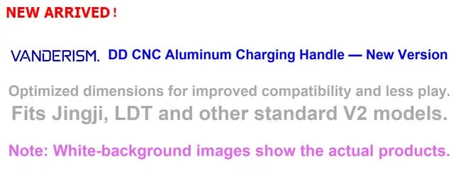 DD CNC Charging Handle for Standard V2 (Pre-Order 50 Hari)
