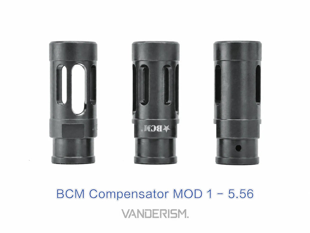 BCM MOD Steel Flash Hiders 14mm CCW | Gel Blaster WGG WGB Airsoft (Pre-Order 50 Hari)