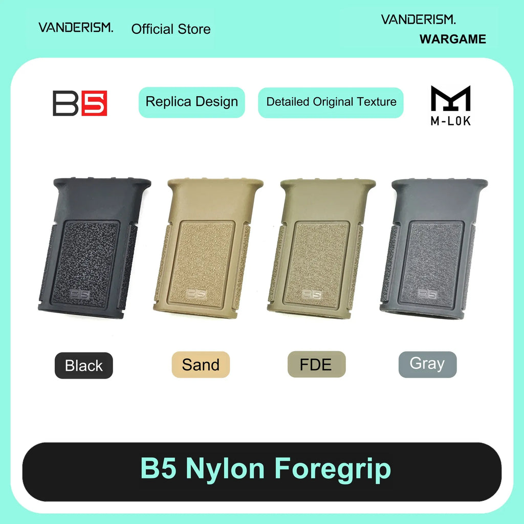 B5 M LOK Nylon Foregrip (Pre-Order 50 Hari)
